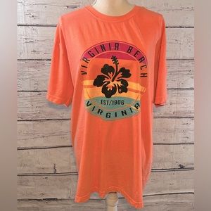 Virginia Beach T-Shirt 100% Cotton-XL